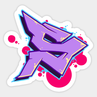 Letter S - Graffiti Street Art Style Sticker